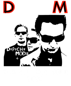Depeche Mode Tour 2023 póló Red White