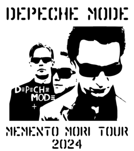 Depeche Mode Tour 2024 póló Memento Mori