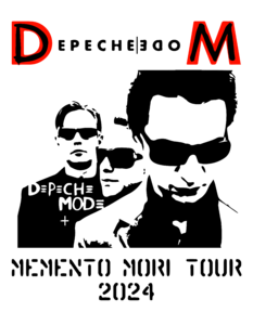 Depeche Mode Tour 2024 póló Budapest
